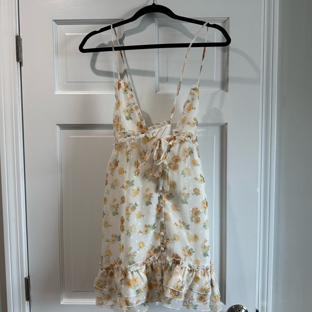 Floral Spaghetti Strap Dress